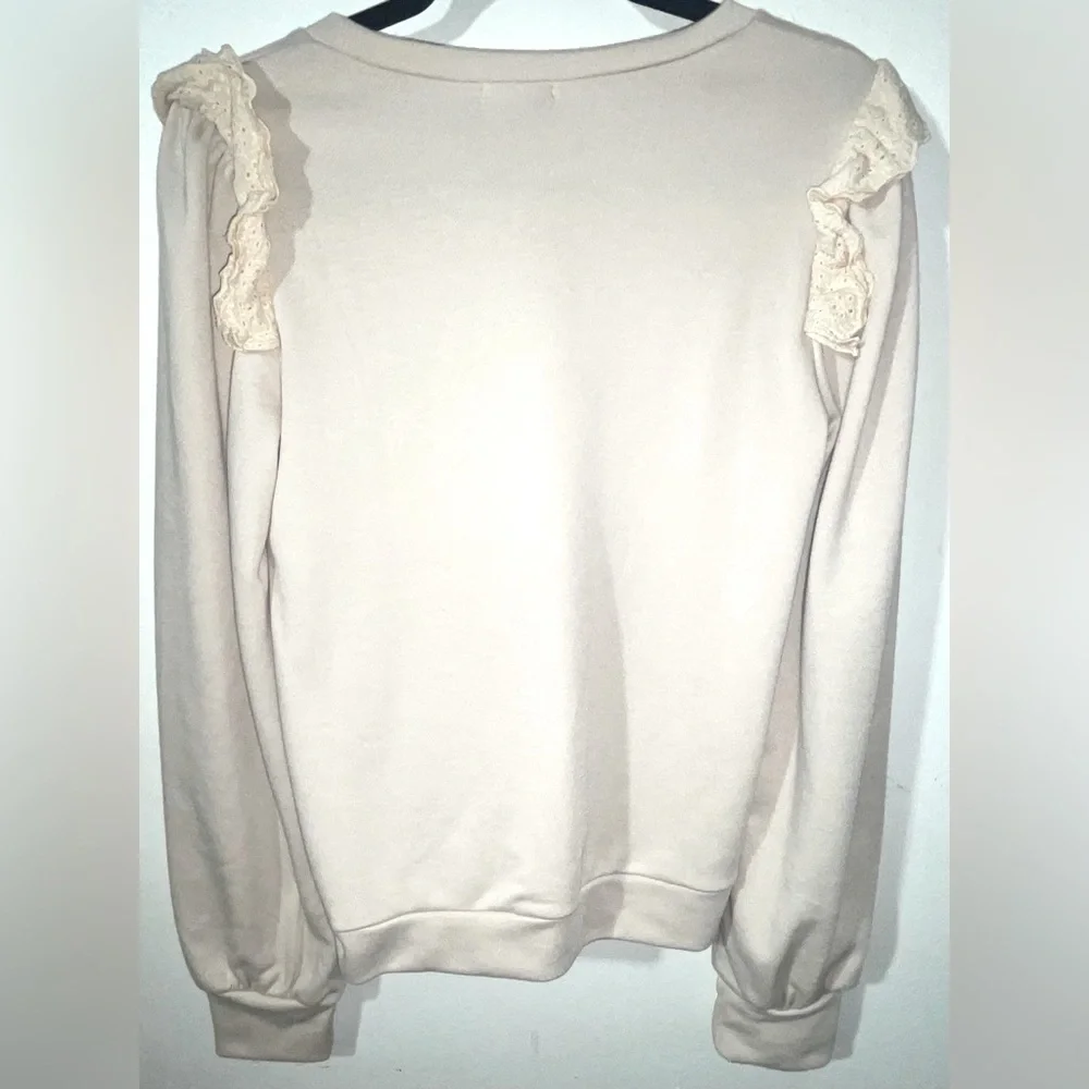 Ontwelfth Ruffle Sleeve Pullover - Picture 4 of 4